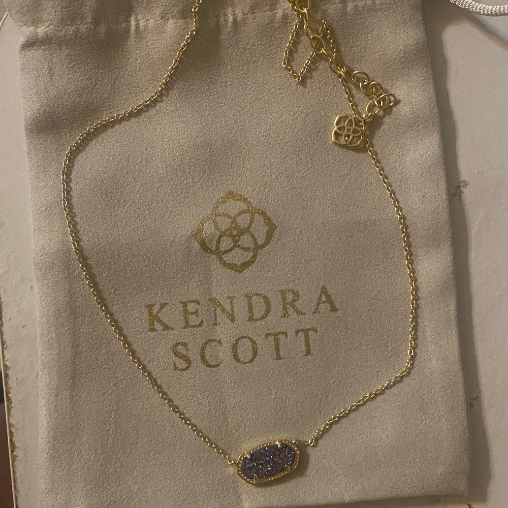 Kendra Scott Elisa Drusy Pendant Necklace